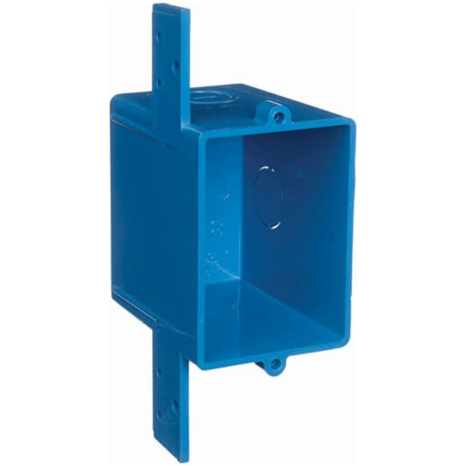 Carlon Quick Connect Outlet Box with 1/2 in. Knockouts and 16 Cubic Inch Capacity