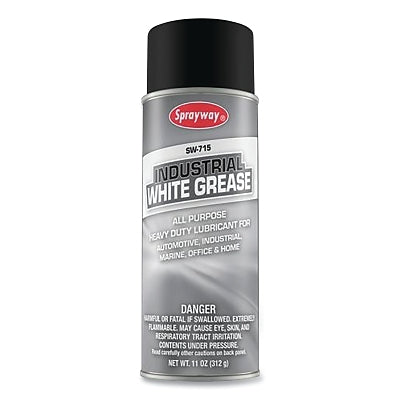 Industrial White Grease Lubricant, 16 oz Can