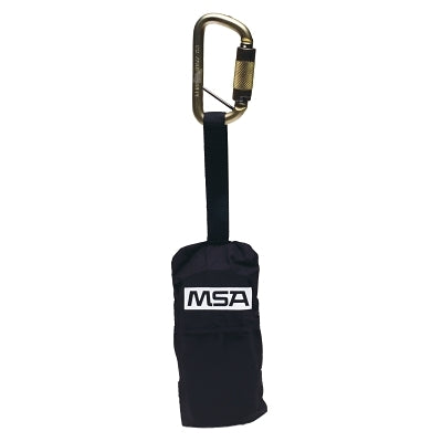 Suspension Trauma Safety Steps, w/Carabiner, 6 ft, Black