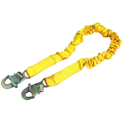 3M 1244306 ShockWave2 Shock Absorbing Lanyard, 6 ft, Self-Locking Snap, 1 Leg