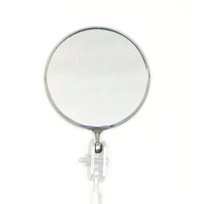 Inspection Mirror Head Assembly, Round, 3-1/4 in dia