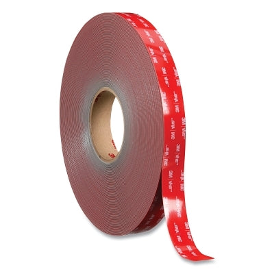 3M 068060-00250 VHB Tape, RP+110GF, 1 in W x 36 yd L, 45 mil Thick, Gray