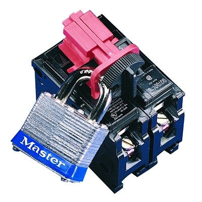 Universal Multi-Pole Breaker Lockout, Red. 1 EA/EA