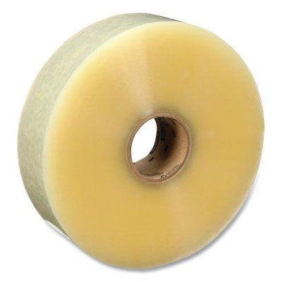 3M 063806-053796 High Tack Box Sealing Tapes 371+, 110 yd L, Clear
