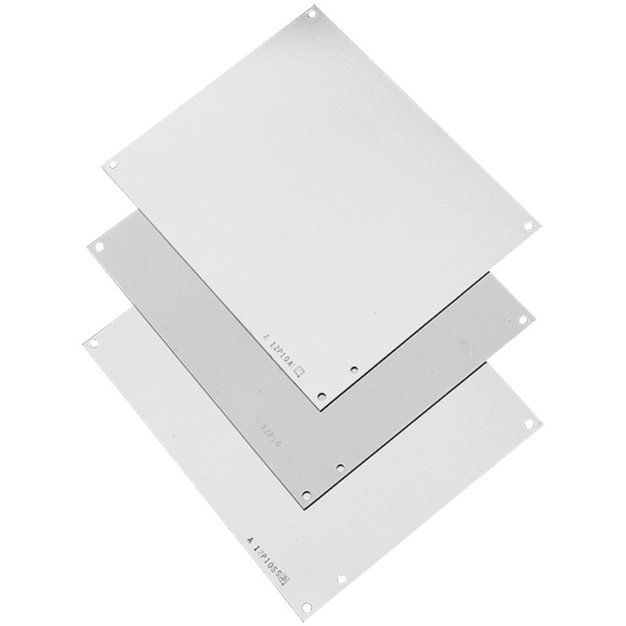 Panel for Junction Boxes, 14-Gauge Steel, Painted, 4.88 H x 2.88 in. W