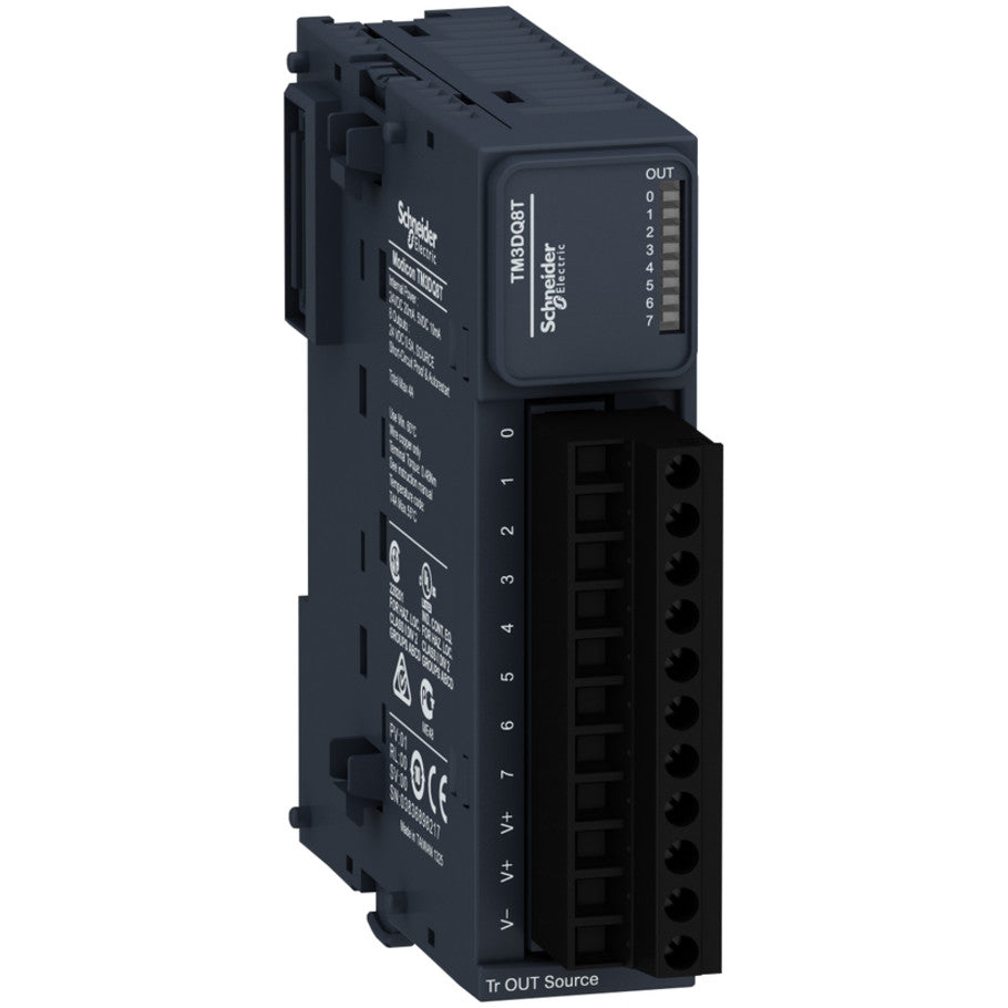 PLC Accessories, 84.6 mm, 90 mm, 8 (Output), 50 (Discrete) mA Output, 24 (Discrete) Vdc Output, 1 per Package