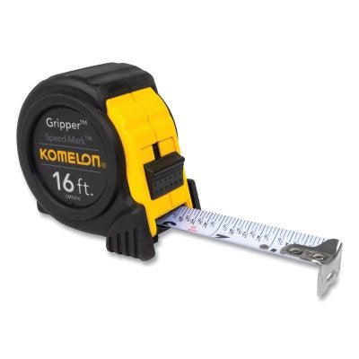 Speed Mark Gripper Tape, 16 ft L, 1 in W, SAE, Yellow/Black