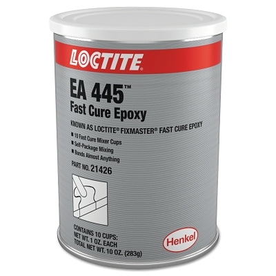 Fixmaster Fast Cure Epoxy, Mixer Cup, 1 oz, Capsule, Grey