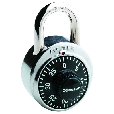 No. 1500 Combination Padlock, 9/32 in dia, 3/4 in L X 13/16 in W