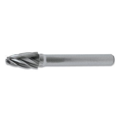 1848 General Purpose Solid Carbide Bur, 1/4 in dia C Shank, 1 in L Cut, SF-5, Double Cut