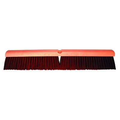 Garage Brushes, 36 in Hardwood Block, 3 in Trim L, Coarse Brown Polystyrene