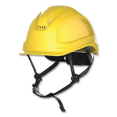 Ceros Vented Safety Helmet, Pre-assembled six-point AirBridge suspension system, XP450A, Yellow