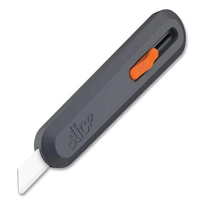 Manual Utility Knife, 6 in L, Manual Retracting, Ceramic, Plastic Handle, Black