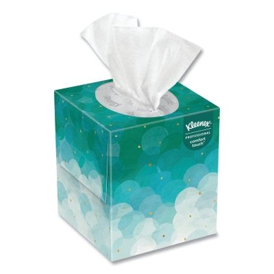 White Facial Tissue, 2-Ply, Pop-Up Box, 95/Box