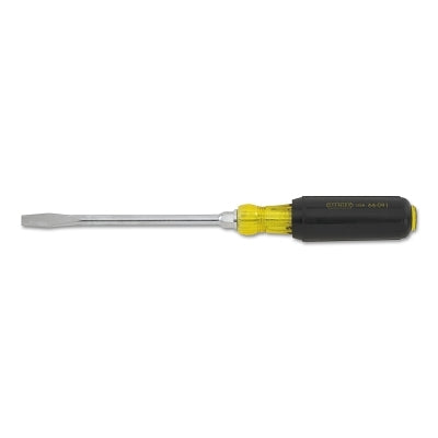 Vinyl Grip Standard Tip Screwdriver, 5/16 in, 10-5/16 in Long, Rounded Blade