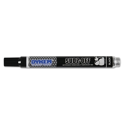 SUDZ OFF Detergent Removable Temporary Marker, Black, Medium