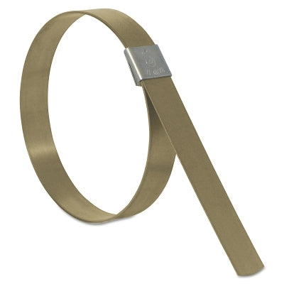 CP Series Center Punch Clamp, 4 in dia, 5/8 in Wide, 0.025 in Thick, Galvanized Carbon Steel