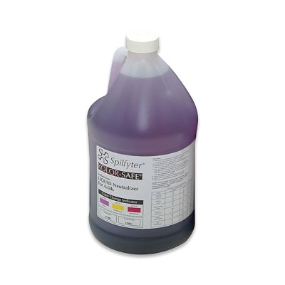 Kolor-Safe Liquid Acid Neutralizer, 4 One Gallon Jugs, Color Changing