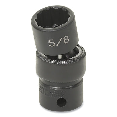 Impact Socket, 3/8 in Drive Size, 3/4 in Socket Size, Star, 12-point, Standard Length, Universal
