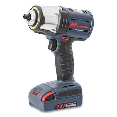 IQV20 Series Cordless Impact Wrench, 1/2 in Drive, 20 V DC, 2,100 RPM, Pin Detent, Incl 2-Batteries/Charger/Bag