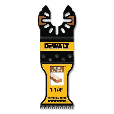 Oscillating Cutting Blade, 1-1/4 in, Carbon Steel, Precision Tooth Blade, 3 Pack