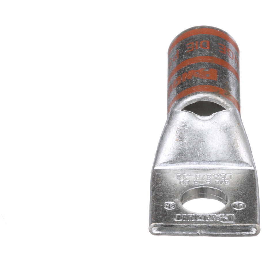 One-Hole Standard Barrel Lug with Inspection Window, 3/8 in., 3/0 AWG