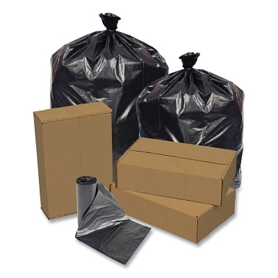 ECO Strong Can Liner, 33 gal, 1.2 mil, 33 in W x 39 in H, Black