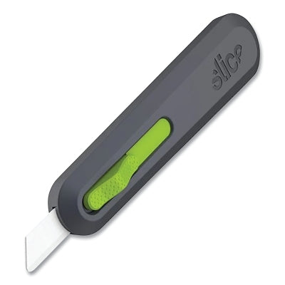 Auto-Retractable Utility Knife, 6 in L, Ceramic, Plastic Handle, Black