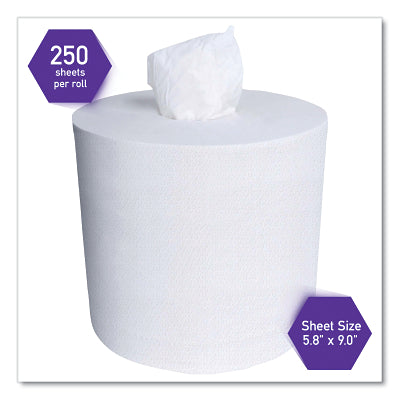 Kimtech Prep Wiper Refill for the WetTask System, White, 5.8 in W x 9 in L, 250 Sheets/Roll, 6 Rolls/Case