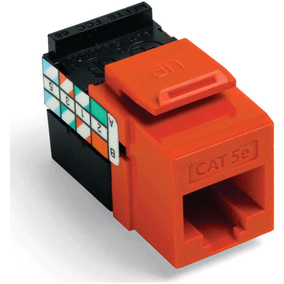 GIGAMAX Cat 5e QUICKPORT Jack, Orange