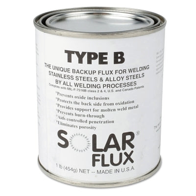 SOLAR FLUX Type B Welding Flux, Powder, 1 lb Can
