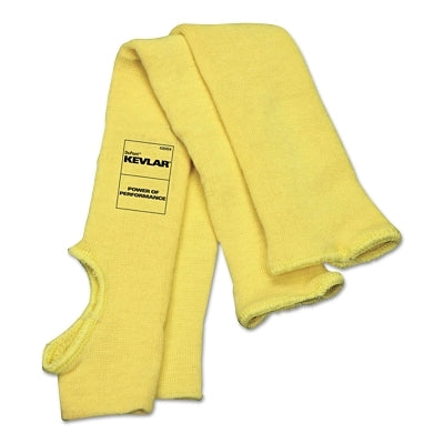 Cut Pro Cut Resistant Sleeve, 18 in L x 2.25 in W, Yellow, Universal, Slip-On with Thumbslot, Economy
