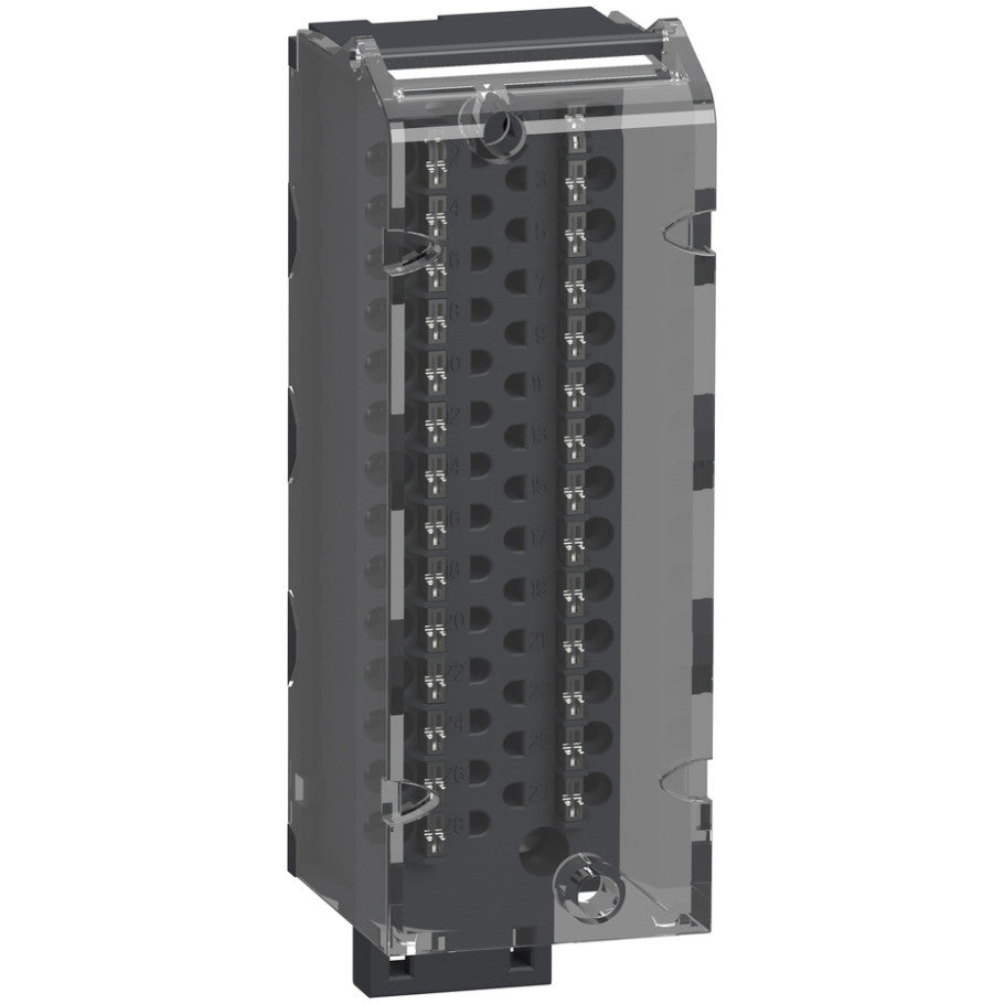 Terminal Block, Modicon X80, 28-pin removable spring, 1 x 0.34..1mm2