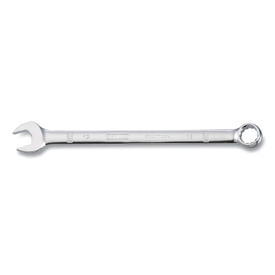 Combination Wrench, 13 mm, 7-3/32 in OAL, 12-point, Full Polish Chrome