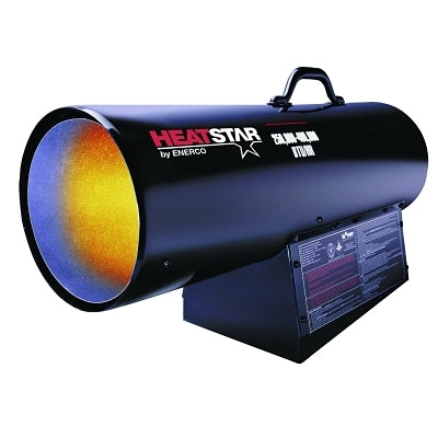 Portable Propane Forced Air Heater, 400000 Btu/h, 100 lb, 115 V