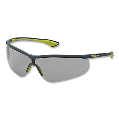 VS250 Anti-Fog Safety Glasses, Grey 23%, TruShieldS, Gray/Lime