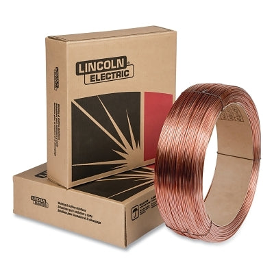 Lincolnweld L-61 Welding Electrode, 5/32 in dia, 60 lb Coil, Mild Steel Solid