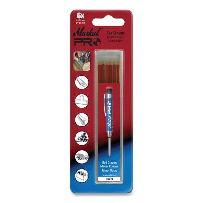 PRO Refill, General Purpose, Welding/Fabricating Marker, Red