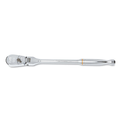 90T Ratchet, Tear Drop, 3/8 in Drive, 11.40 in OAL, Alloy Steel, Full Polish Chrome, Flex Handle