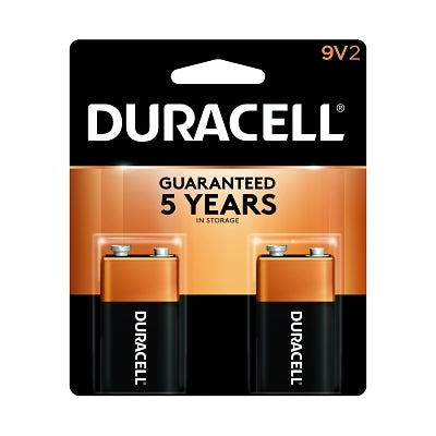CopperTop Alkaline Battery, 9V, 2/PK
