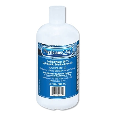 Screw Cap Eyewash Bottle, 32 oz
