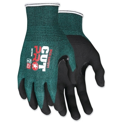 CutPro 96782 HyperMax Nitrile-Foam Coated Gloves, 2X-Large, Green/Black