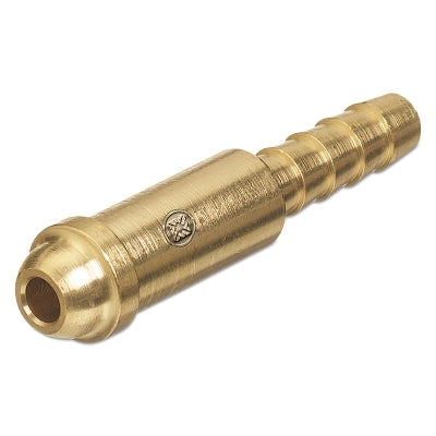 Inert Arc Nipple, 200 PSIG, Brass, 2-7/32 in, 3/8 in Hose ID