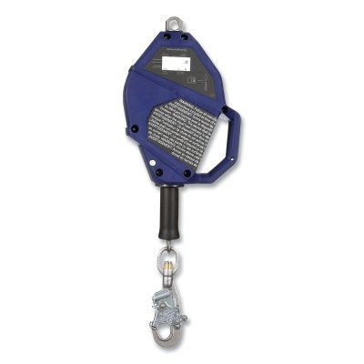 3M 3503875 Smart Lock Self Retracting Lifeline, 25 ft, Snap Hook, 420 lb Load Cap., Stainless Steel, Single Leg
