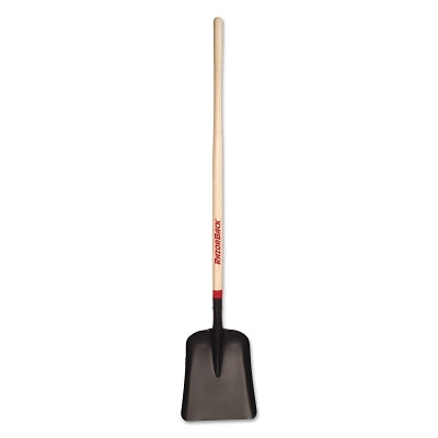 General and Special Purpose Shovel, 14.5 in L X 11.5 in W Blade, 48 in North American Hardwood Straight Handle