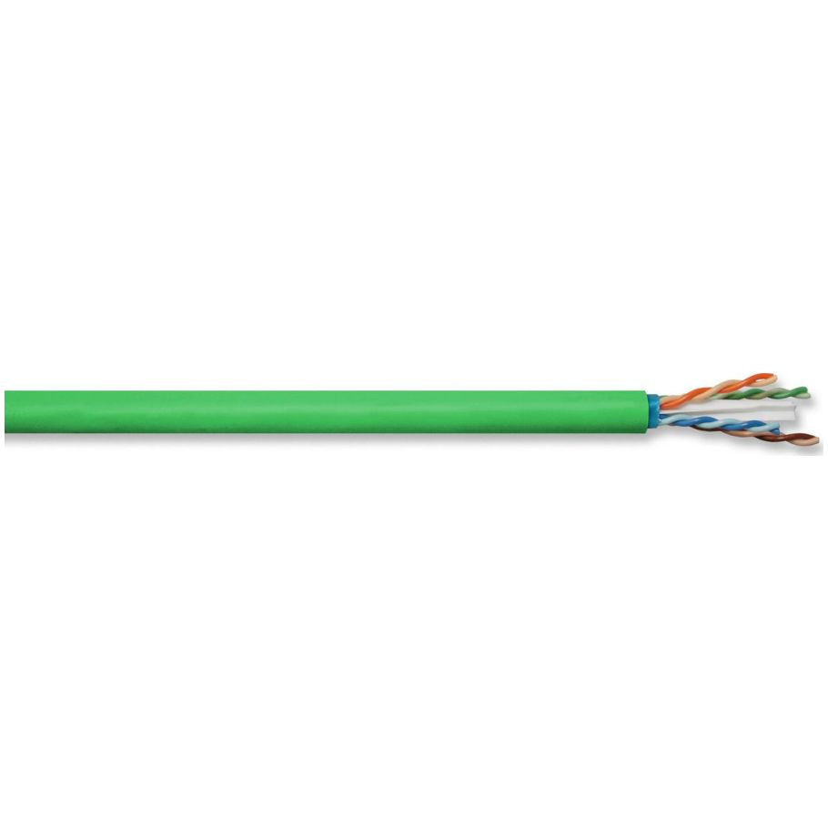 C6ASPDSGN - NEXTSPEED, Category 6A, Discontinuous Shield, 23 AWG, UTP, Plenum Cable, Green, 1000 ft., Box