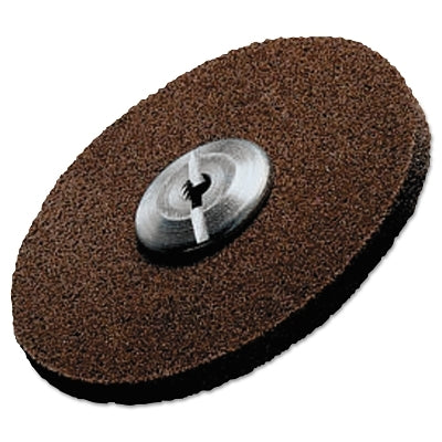 3M 048011-17186 Roloc TR EXL Unitized Wheel, 3 in dia, 2A Medium, Aluminum Oxide