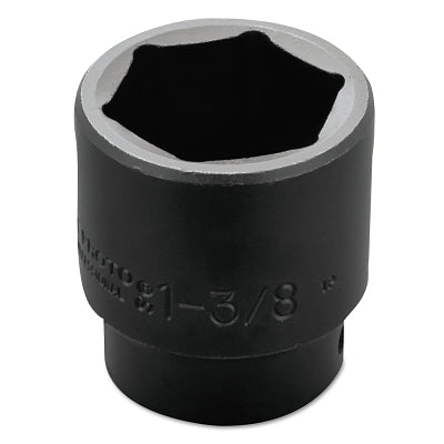 Torqueplus Impact Sockets, 1/2 in Drive, 1 3/8 in Opening, 6 Points