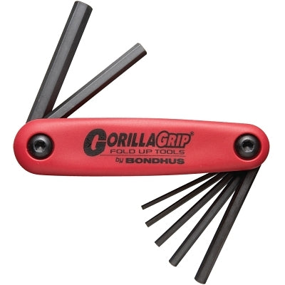 GorillaGrip Fold-Ups, 7 per fold-up, Hex Tip, Metric, 2-8 mm