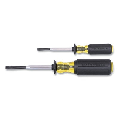 Slotted Screw Holding Driver Kit, 2-Pc, 3/16 in Tip x 5.78 in OAL, 1/4 in Tip x 8.38 in OAL